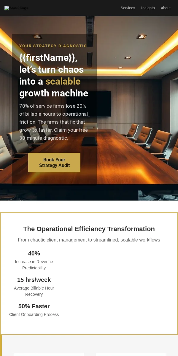 Activation Email Template for Professional Services