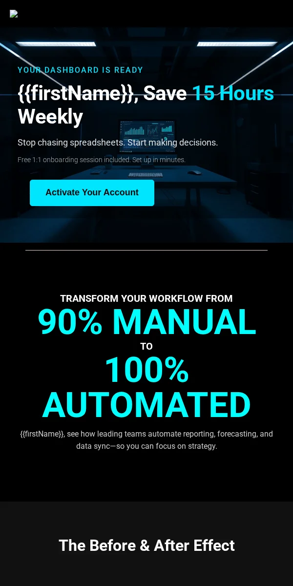 Activation Email Template for Saas Software