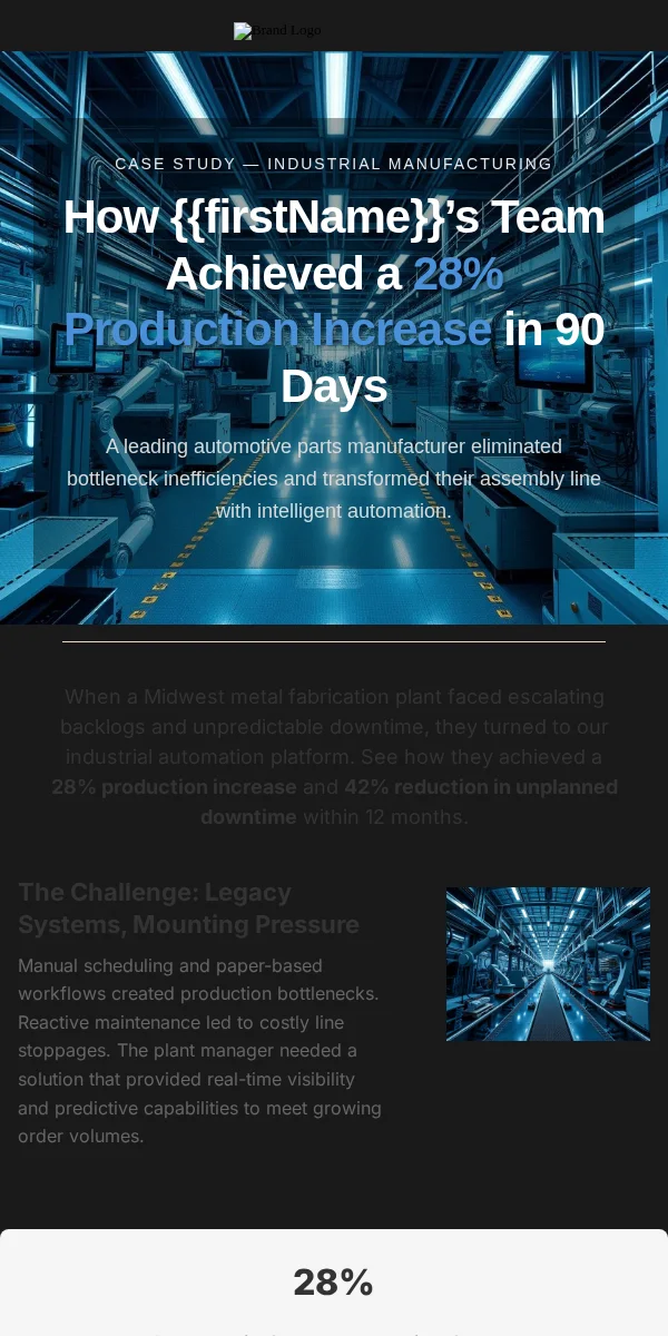 case study email template for manufacturing