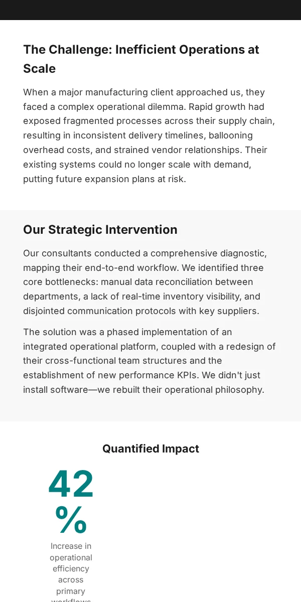case study email template for professional services