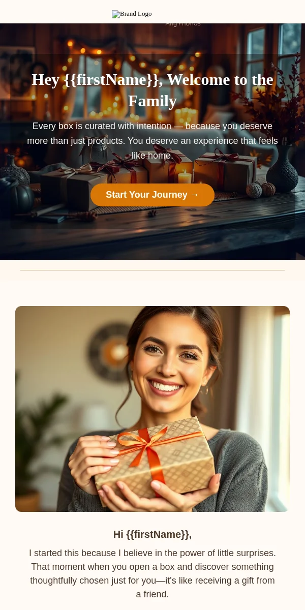 Ceo Letter Email Template for Subscription Boxes