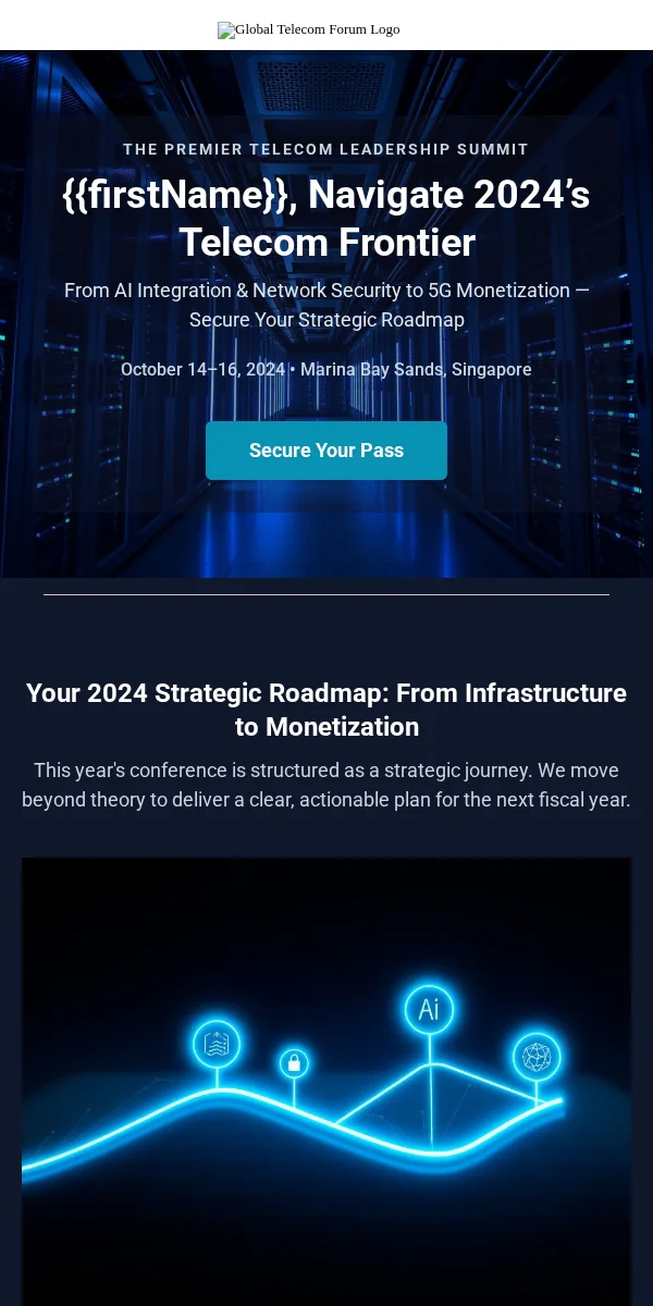 Conference Email Template for Telecommunications