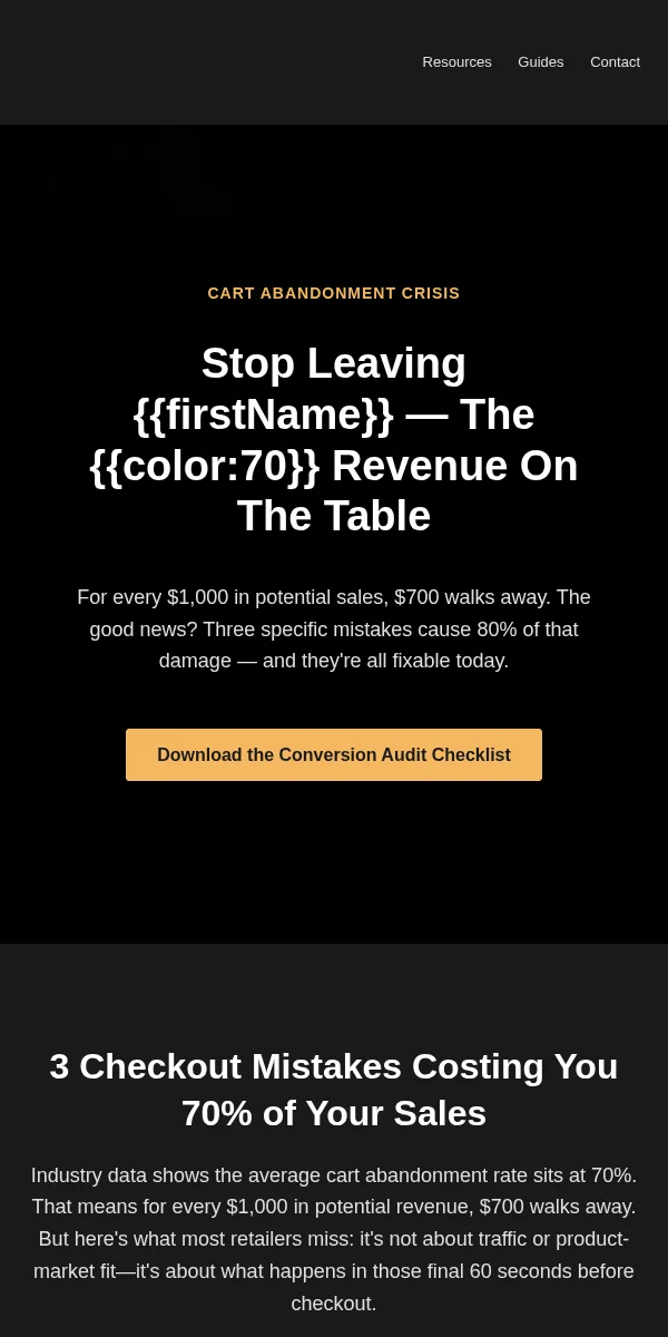 Educational Content Email Template for Ecommerce Retail