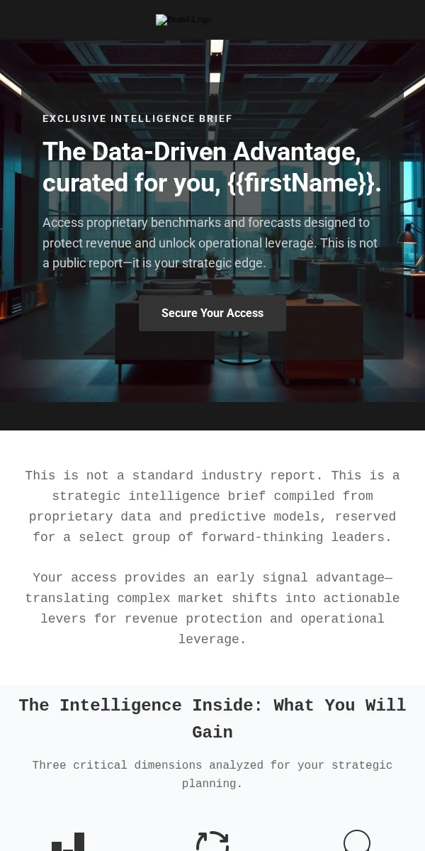 Exclusive Access Email Template for Professional Services