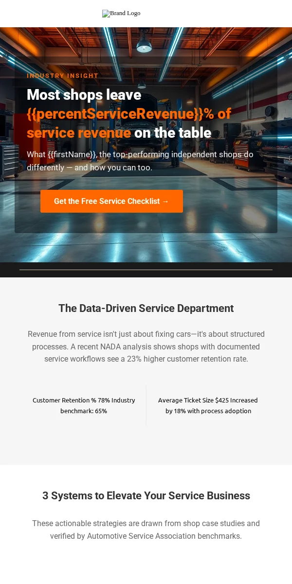 Newsletter Email Template for Automotive