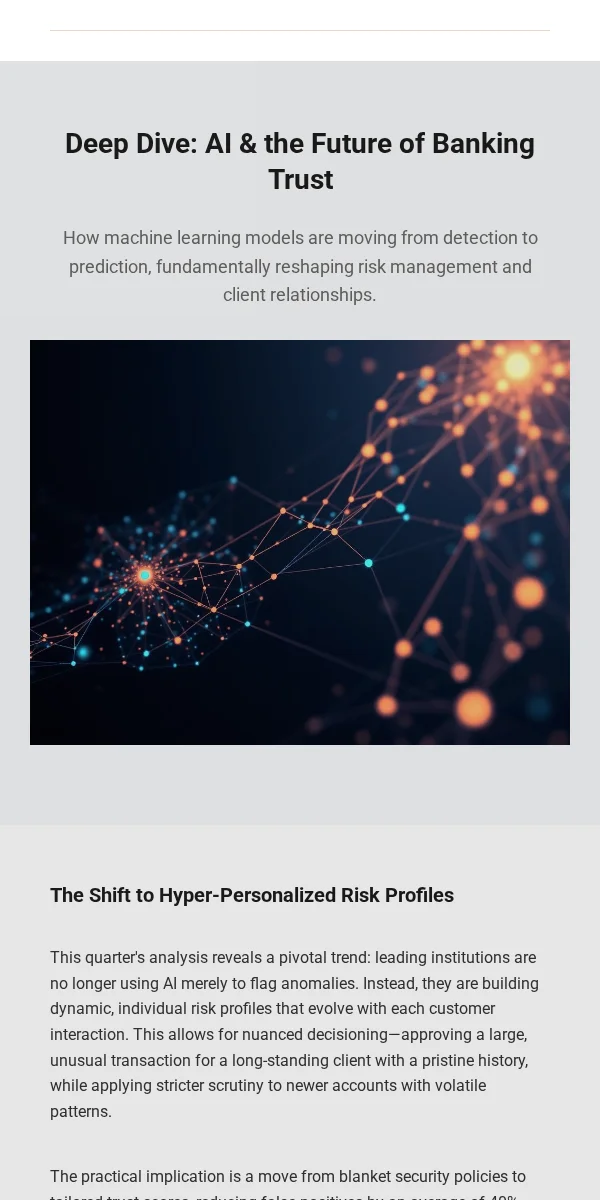 Newsletter Email Template for Finance Banking