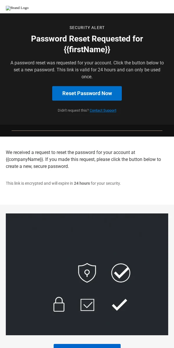 password reset email template for automotive