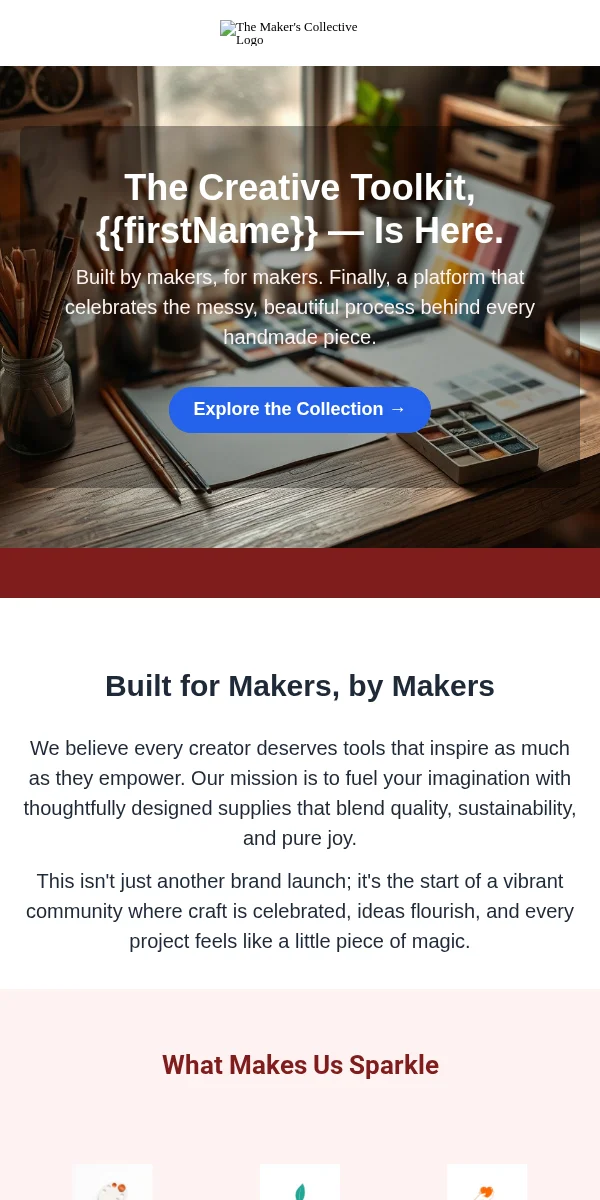 Press Release Email Template for Arts Crafts