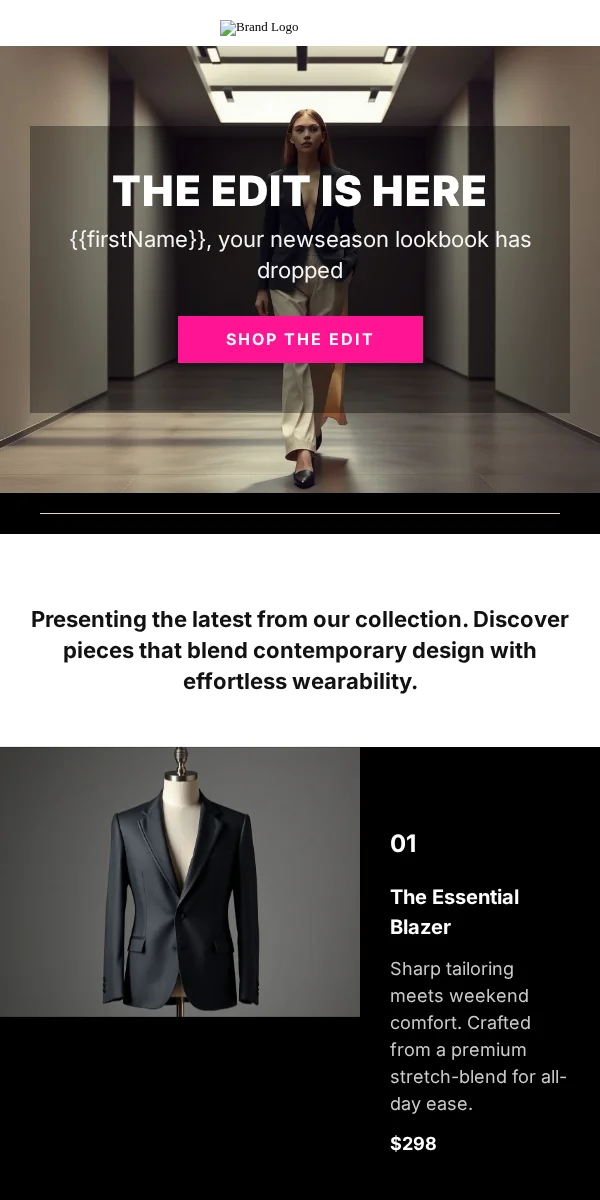 Product Update Email Template for Ecommerce Retail