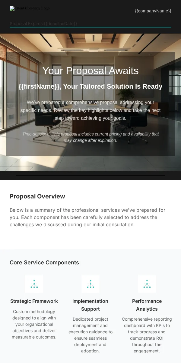 saved items reminder email template for professional services