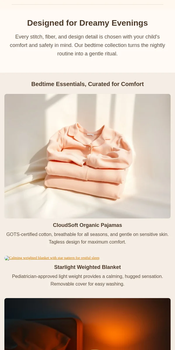 Sunset Email Template for Baby Kids